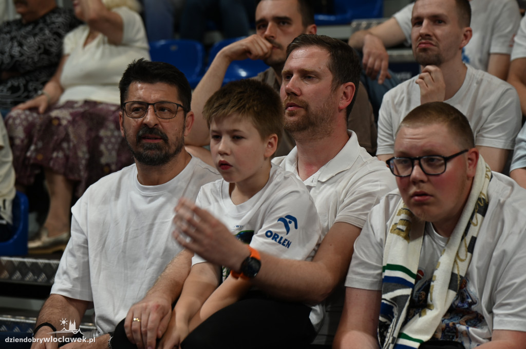 Kibice na rewanżowym meczu Anwil Włocławek vs. Trefl Sopot