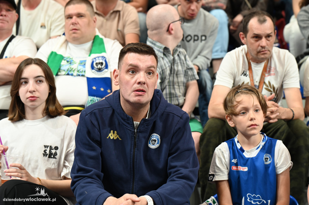 Kibice na rewanżowym meczu Anwil Włocławek vs. Trefl Sopot
