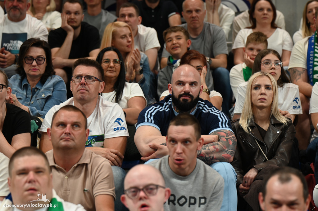 Kibice na rewanżowym meczu Anwil Włocławek vs. Trefl Sopot