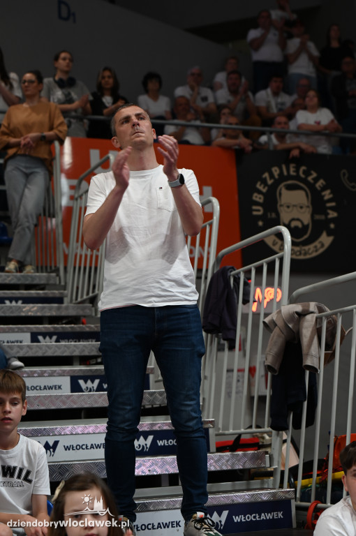 Kibice na rewanżowym meczu Anwil Włocławek vs. Trefl Sopot