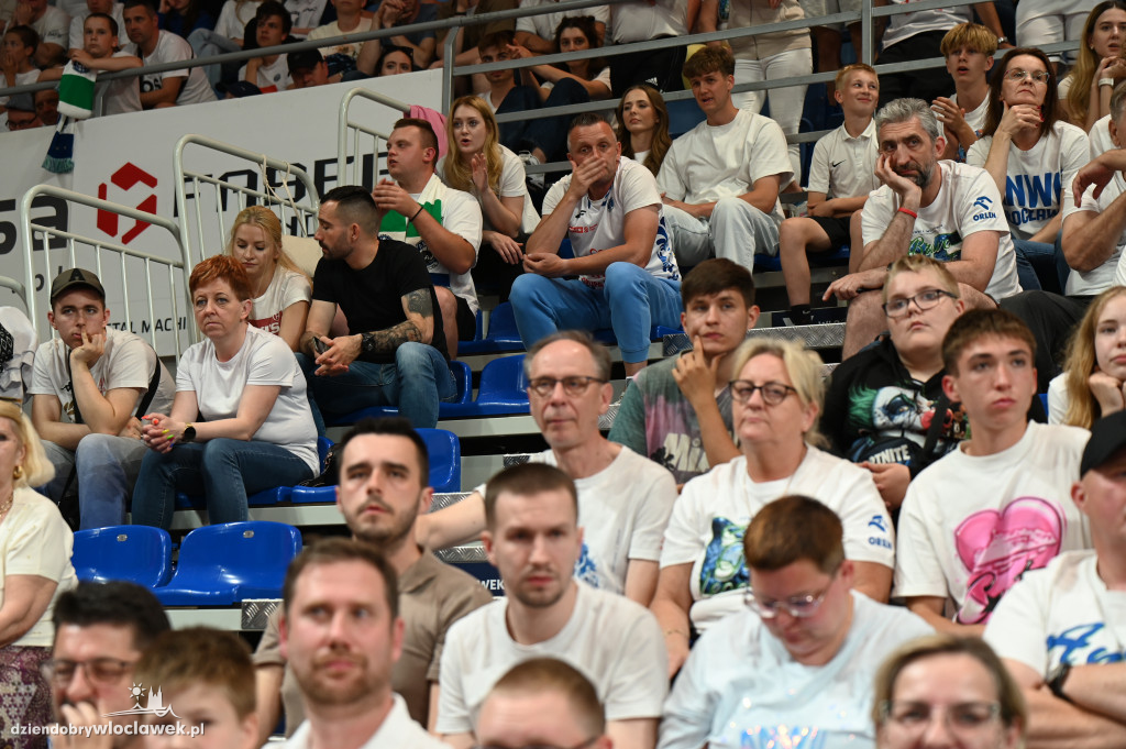 Kibice na rewanżowym meczu Anwil Włocławek vs. Trefl Sopot
