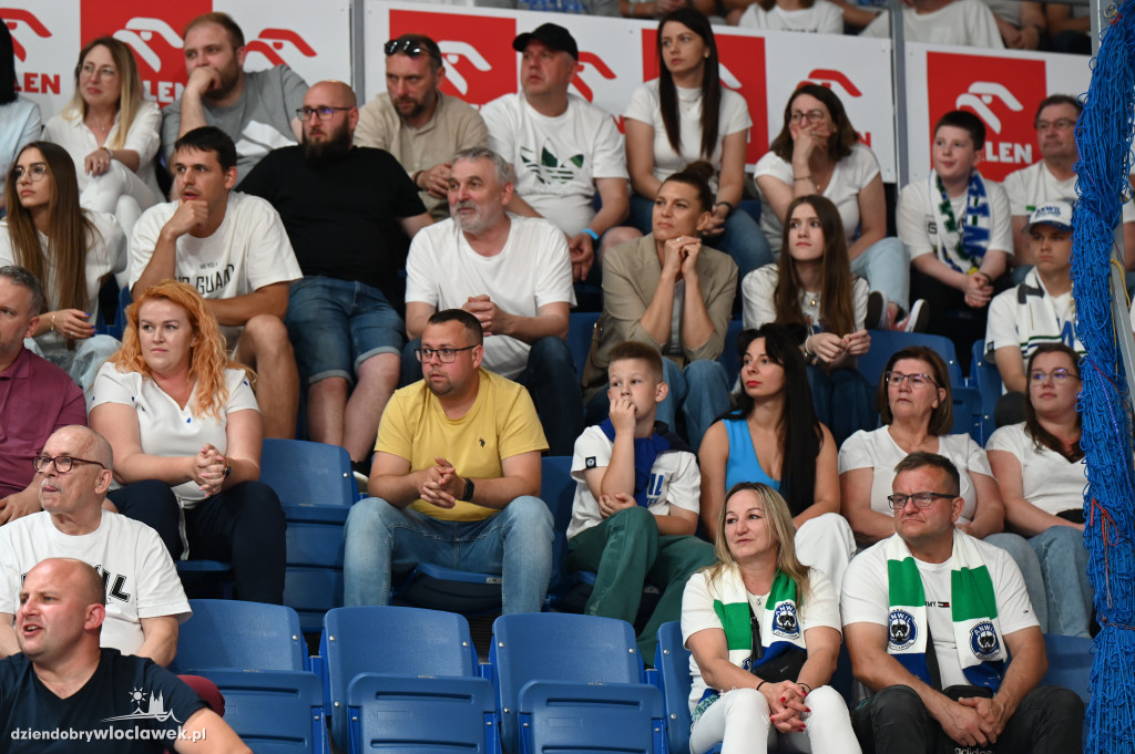 Kibice na rewanżowym meczu Anwil Włocławek vs. Trefl Sopot