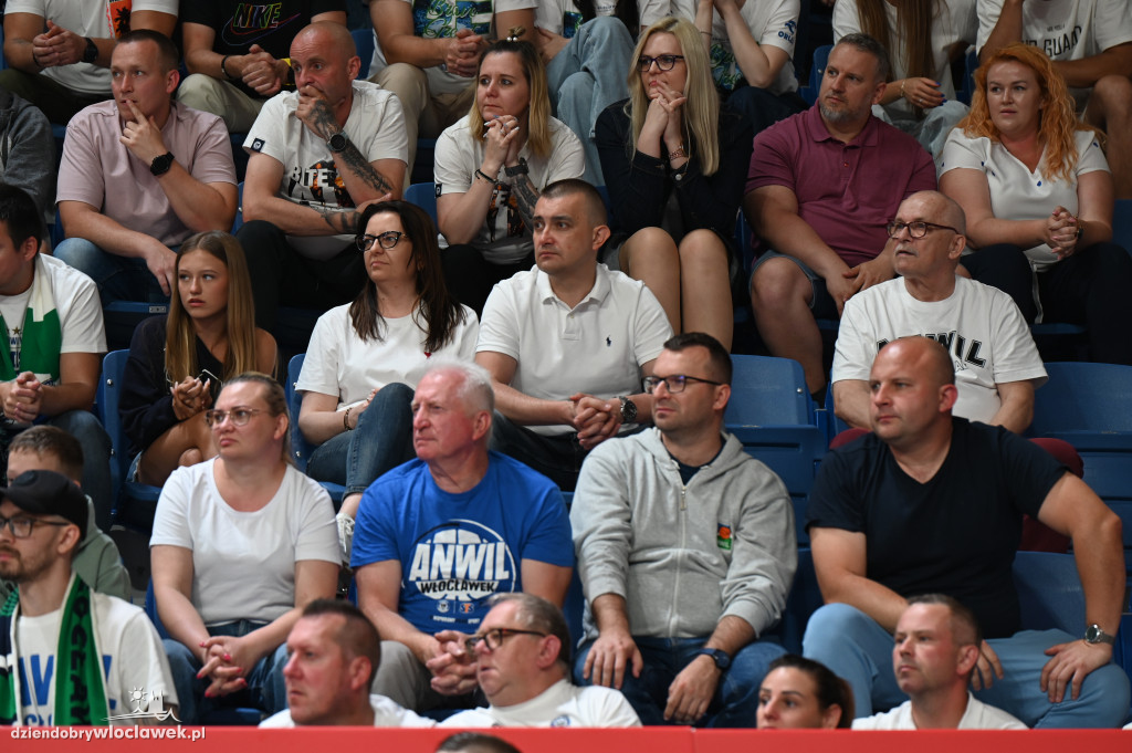 Kibice na rewanżowym meczu Anwil Włocławek vs. Trefl Sopot