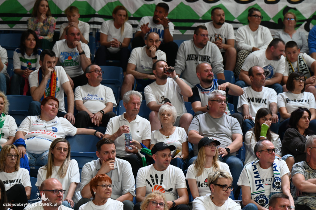 Kibice na rewanżowym meczu Anwil Włocławek vs. Trefl Sopot