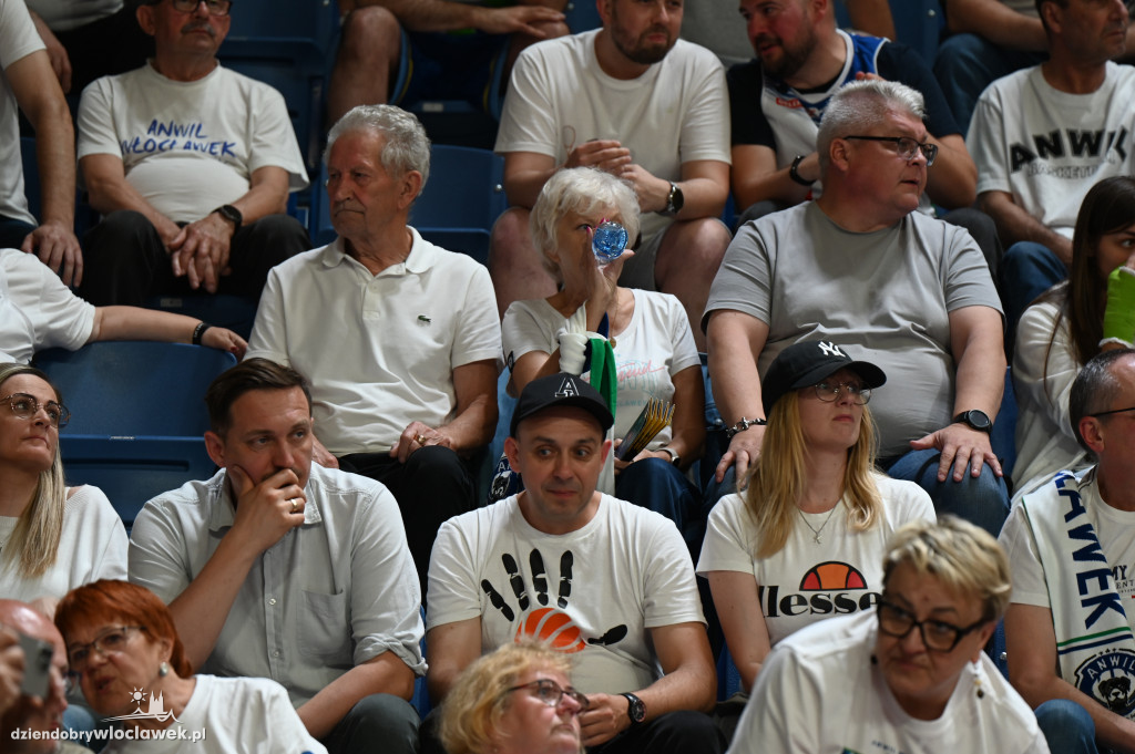 Kibice na rewanżowym meczu Anwil Włocławek vs. Trefl Sopot