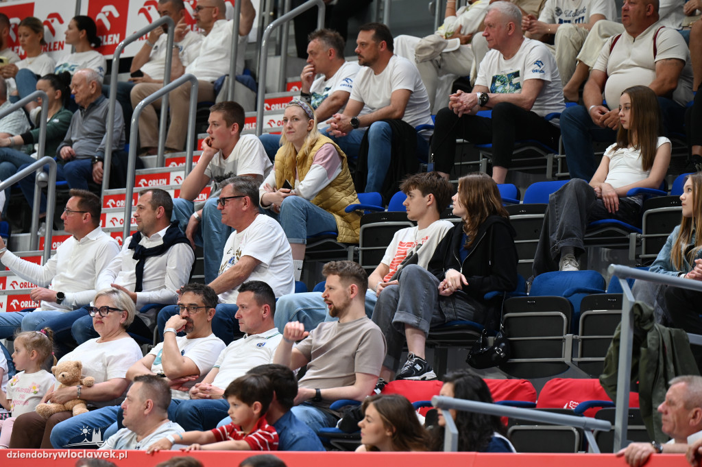 Kibice na rewanżowym meczu Anwil Włocławek vs. Trefl Sopot