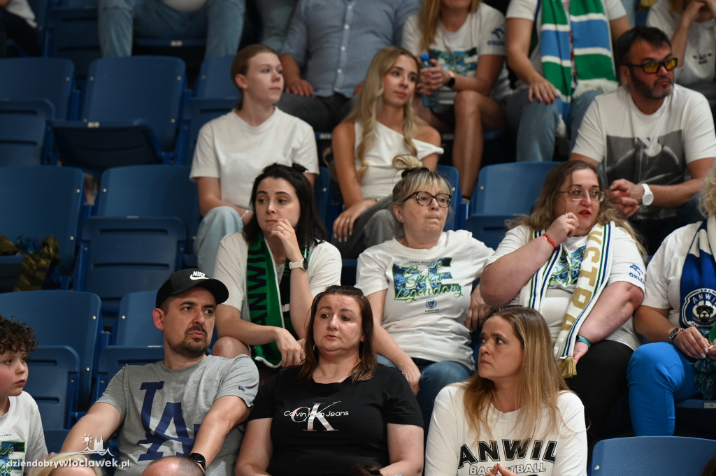 Kibice na rewanżowym meczu Anwil Włocławek vs. Trefl Sopot