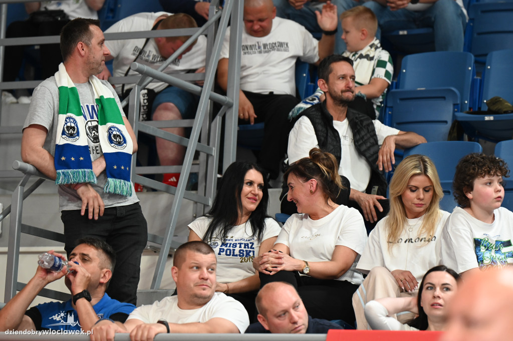 Kibice na rewanżowym meczu Anwil Włocławek vs. Trefl Sopot