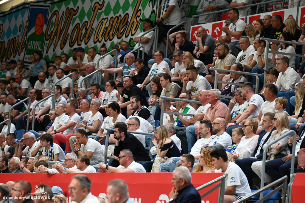 Kibice na rewanżowym meczu Anwil Włocławek vs. Trefl Sopot