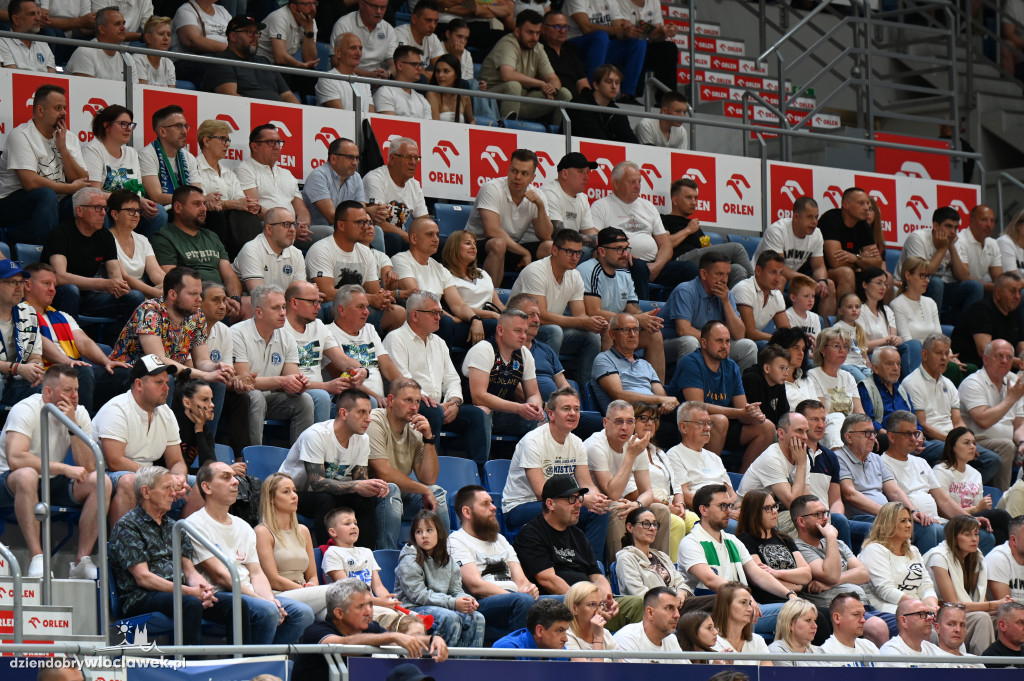 Kibice na rewanżowym meczu Anwil Włocławek vs. Trefl Sopot