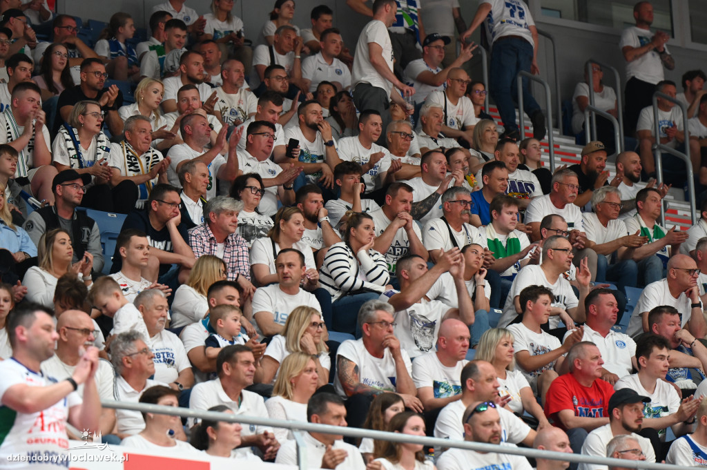 Kibice na rewanżowym meczu Anwil Włocławek vs. Trefl Sopot