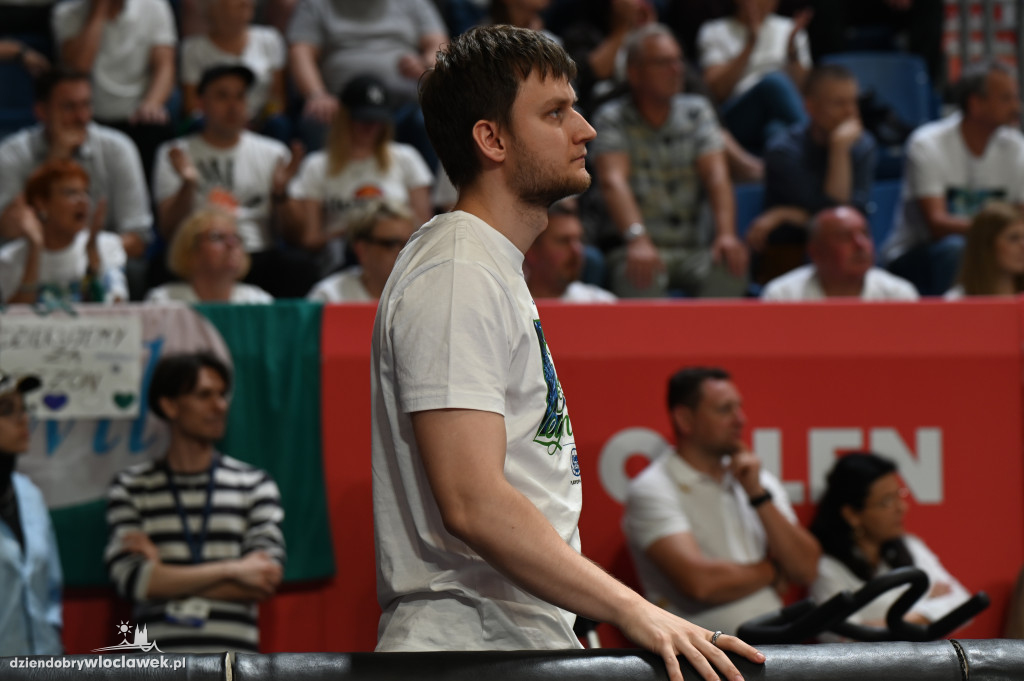 Kibice na rewanżowym meczu Anwil Włocławek vs. Trefl Sopot