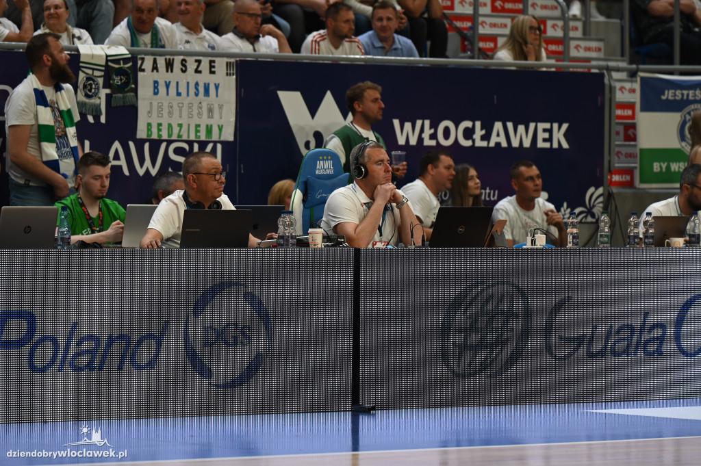Kibice na rewanżowym meczu Anwil Włocławek vs. Trefl Sopot