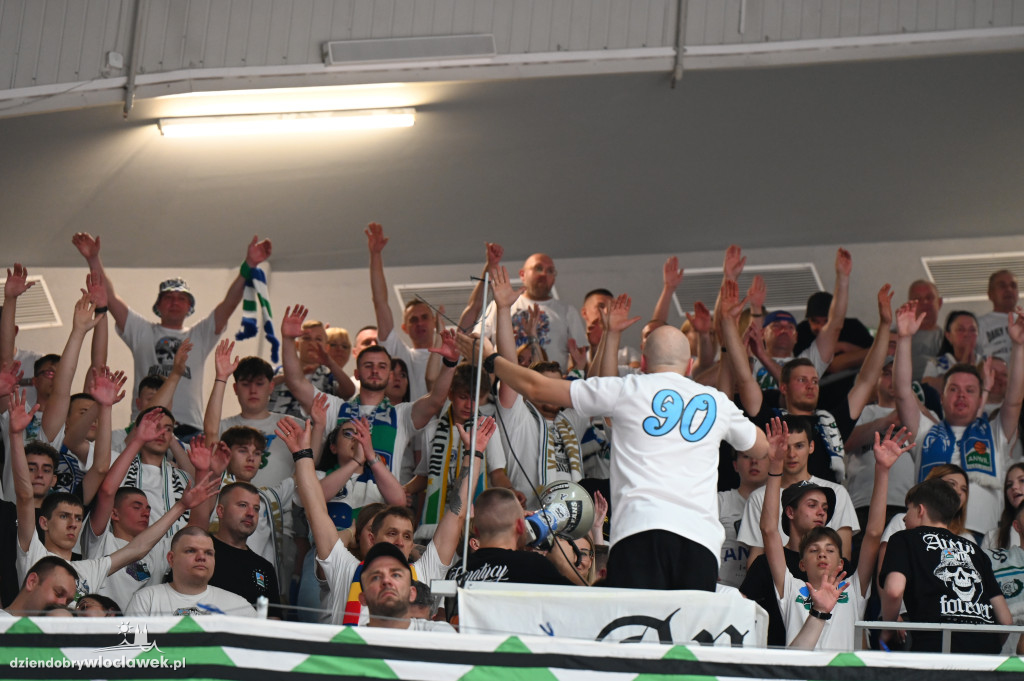 Kibice na rewanżowym meczu Anwil Włocławek vs. Trefl Sopot