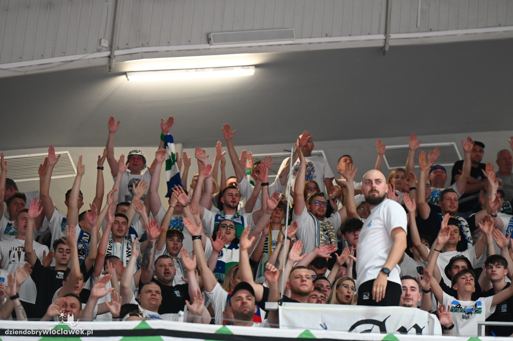 Kibice na rewanżowym meczu Anwil Włocławek vs. Trefl Sopot