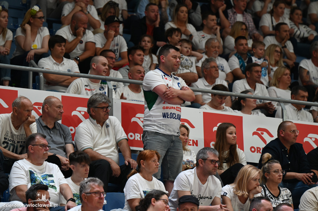 Kibice na rewanżowym meczu Anwil Włocławek vs. Trefl Sopot