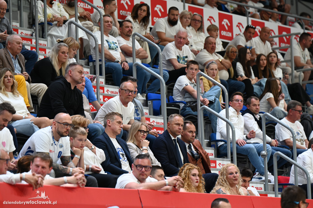 Kibice na rewanżowym meczu Anwil Włocławek vs. Trefl Sopot