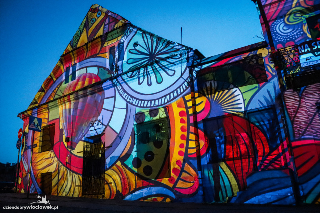 Świet(l)na noc na Starym Rynku – mapping na Dni Włocławka