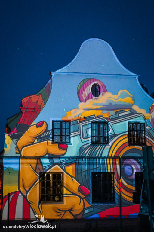 Świet(l)na noc na Starym Rynku – mapping na Dni Włocławka