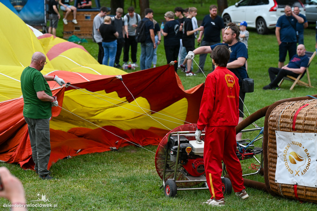 Pokaz balonów w Parku na Słodowie