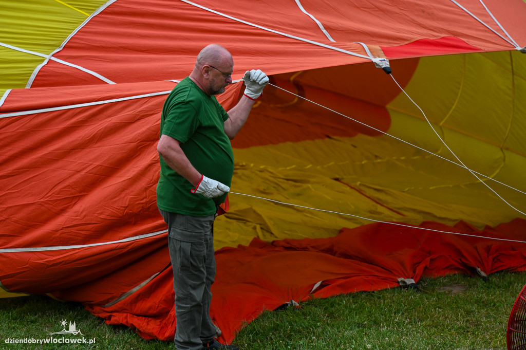 Pokaz balonów w Parku na Słodowie