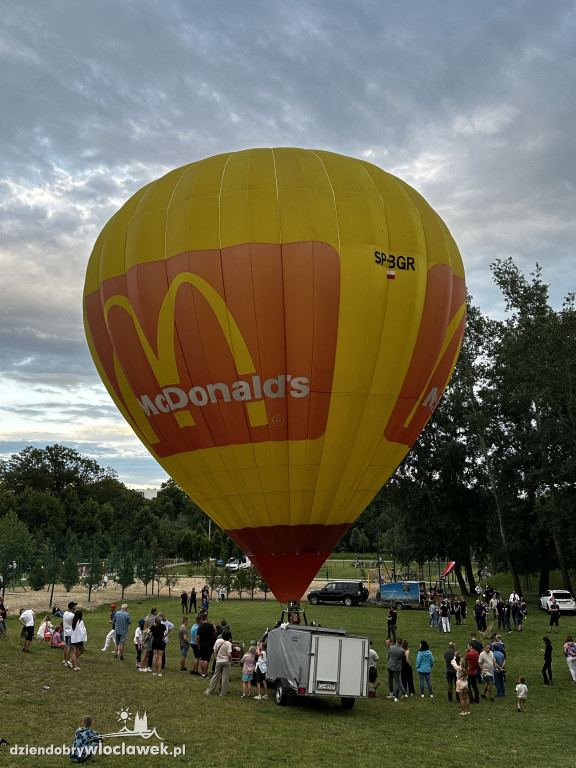 Pokaz balonów w Parku na Słodowie
