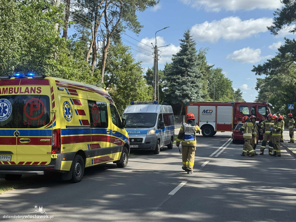Dachowanie na ulicy Brzezinowej