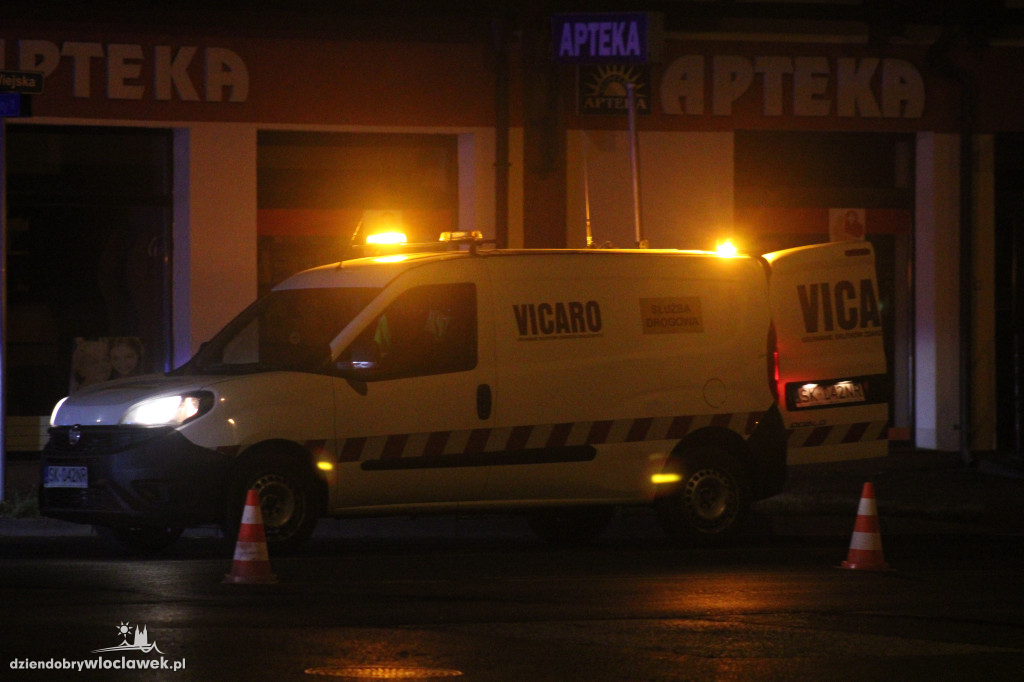 Wypadek na skrzyżowaniu Wiejska - Planty