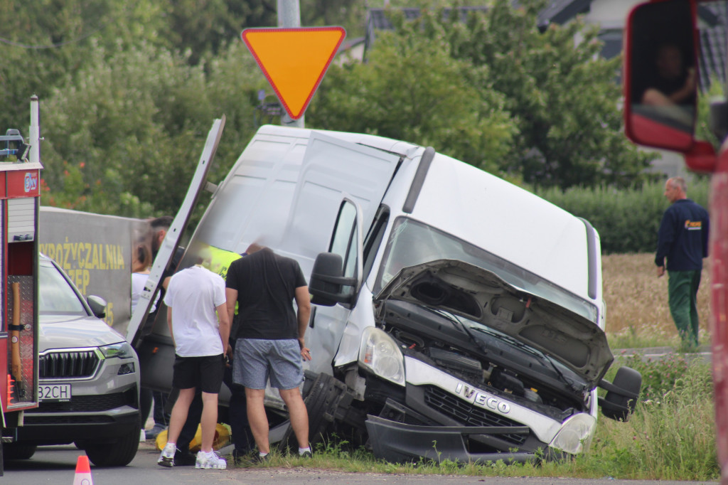 Kolejny wypadek na obwodnicy Lubrańca