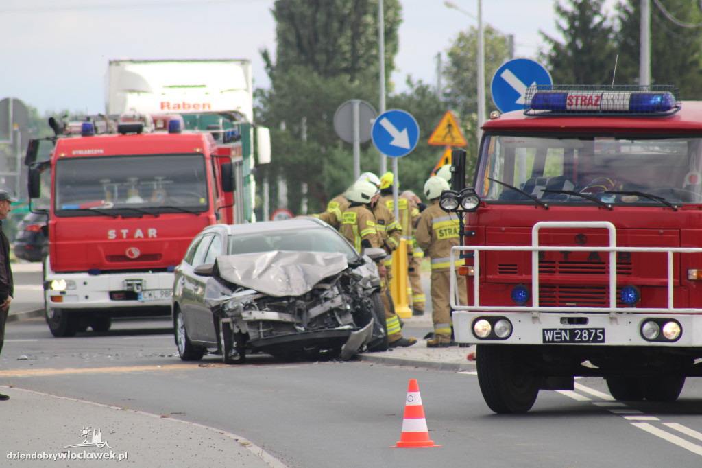 Kolejny wypadek na obwodnicy Lubrańca