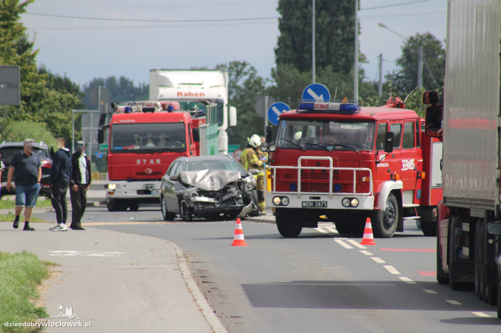 Kolejny wypadek na obwodnicy Lubrańca