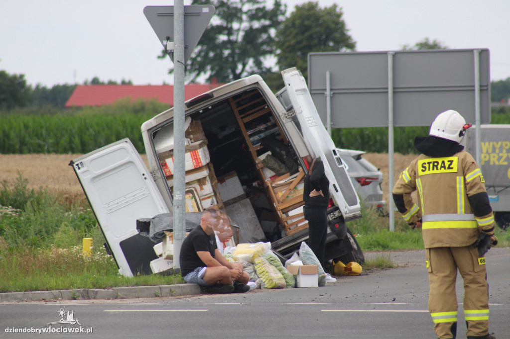 Kolejny wypadek na obwodnicy Lubrańca