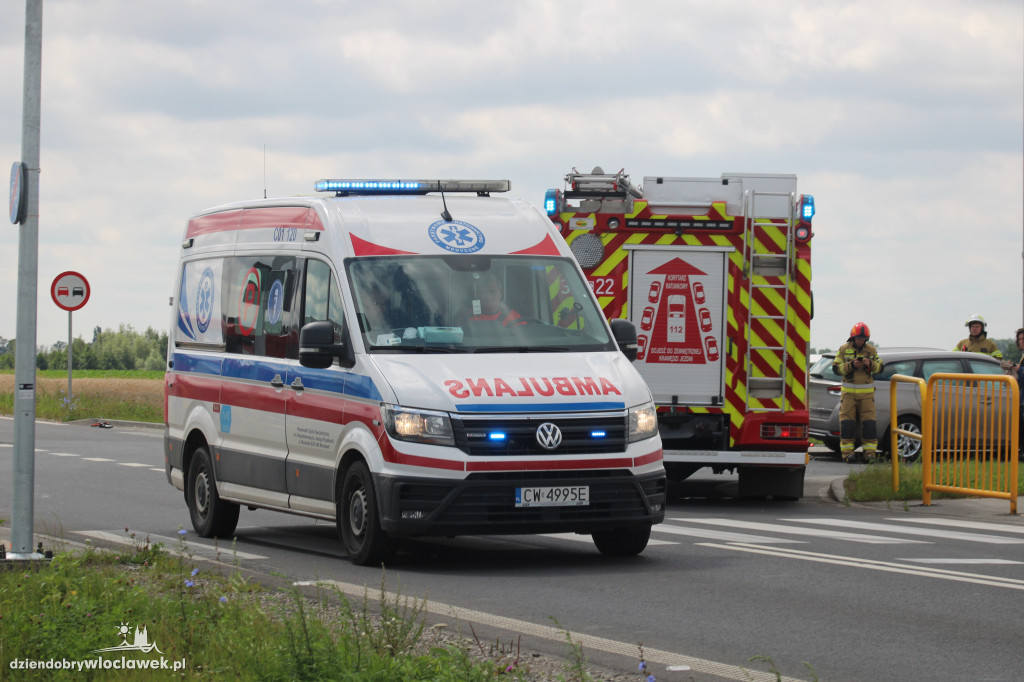 Kolejny wypadek na obwodnicy Lubrańca