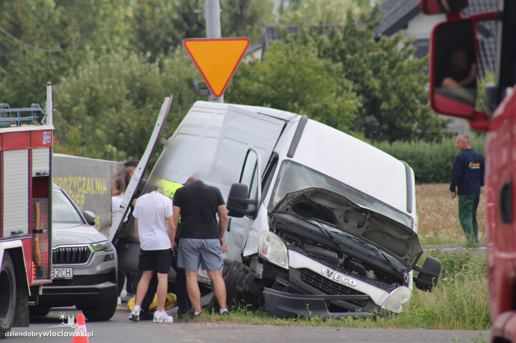 Kolejny wypadek na obwodnicy Lubrańca