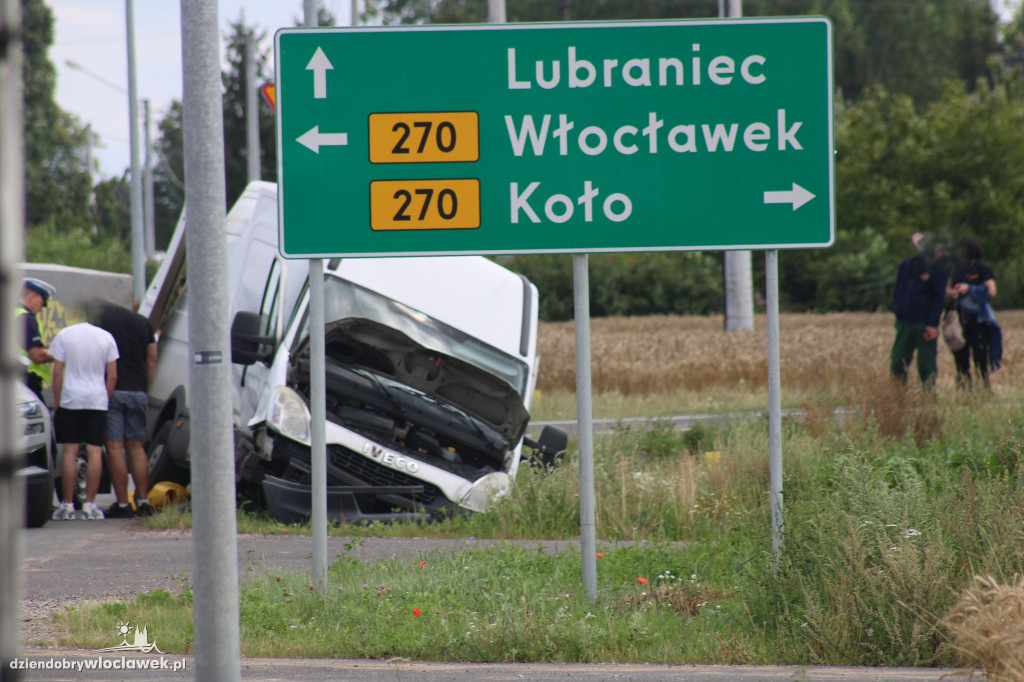 Kolejny wypadek na obwodnicy Lubrańca