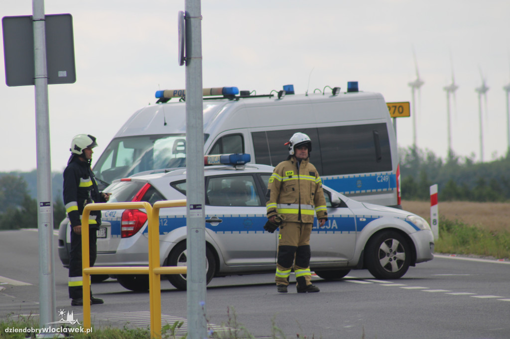 Kolejny wypadek na obwodnicy Lubrańca
