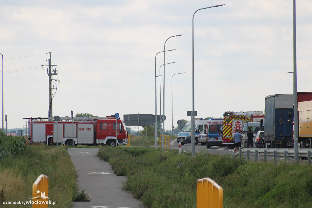 Kolejny wypadek na obwodnicy Lubrańca