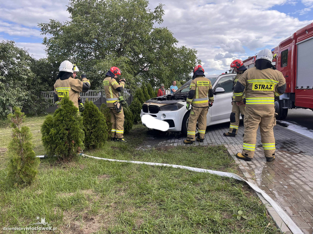 Pożar BMW X5