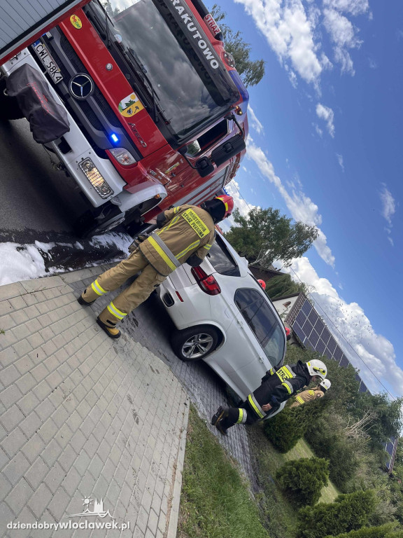 Pożar BMW X5