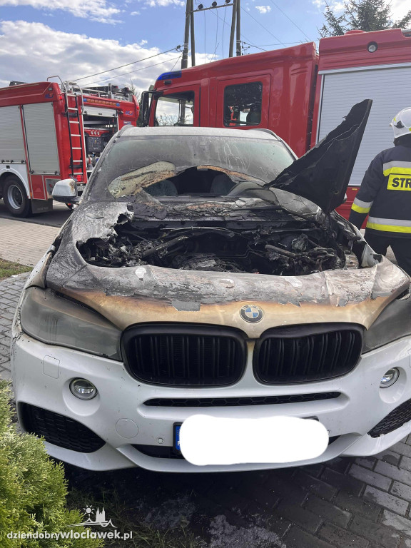 Pożar BMW X5