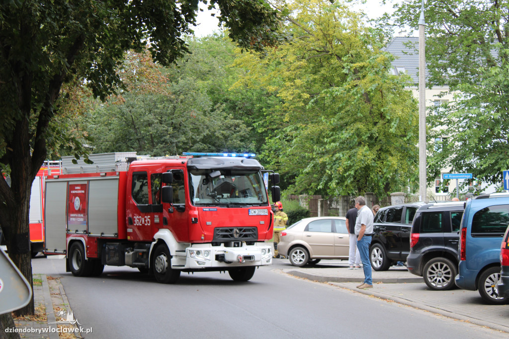 Kolizja na skrzyżowaniu z Chmielną