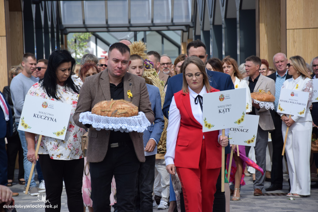 Dożynki w Brześciu Kujawskim - korowód i część obrzędowa