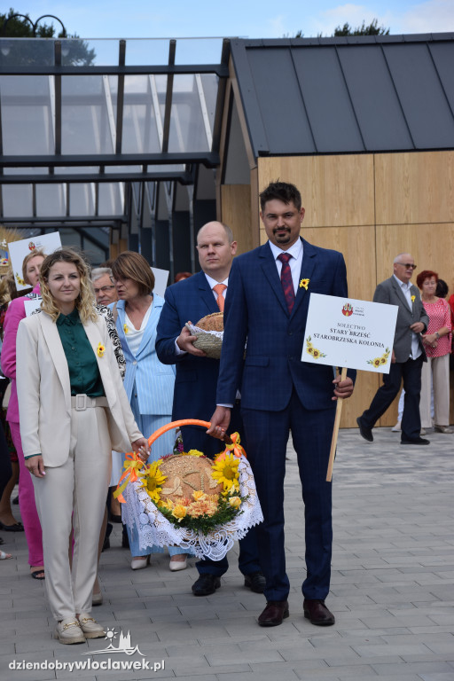 Dożynki w Brześciu Kujawskim - korowód i część obrzędowa