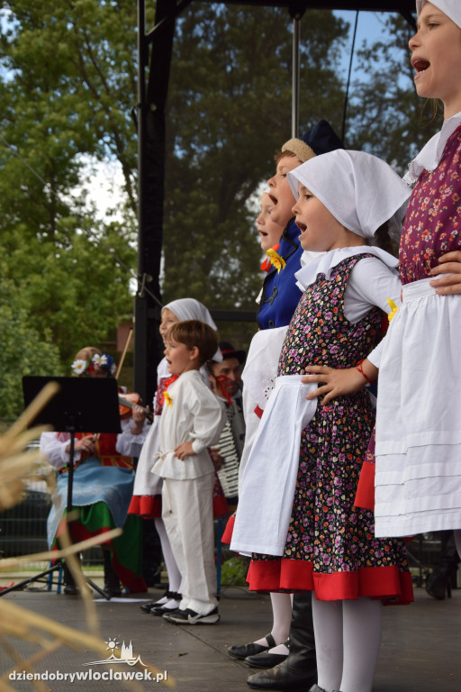 Dożynki w Brześciu Kujawskim - korowód i część obrzędowa