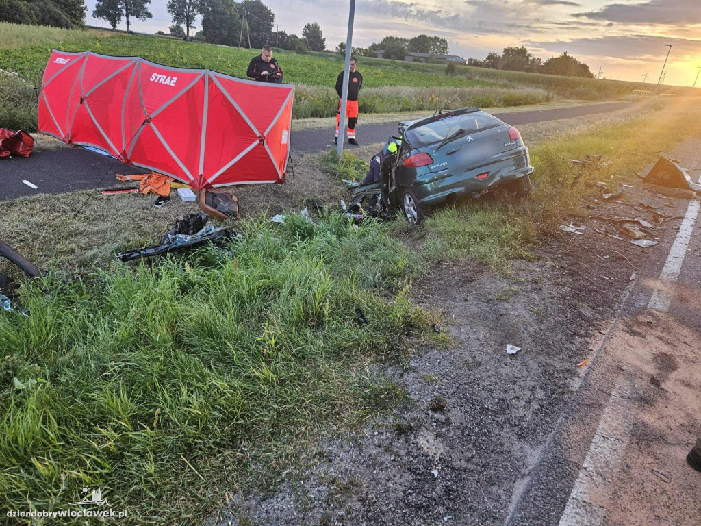 Śmiertelny wypadek na DK62