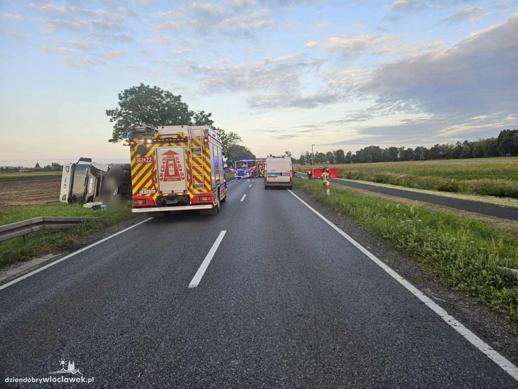 Śmiertelny wypadek na DK62