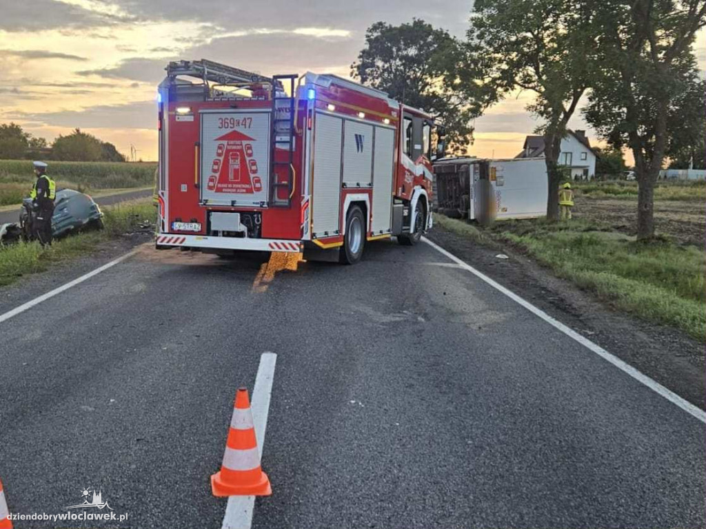 Śmiertelny wypadek na DK62