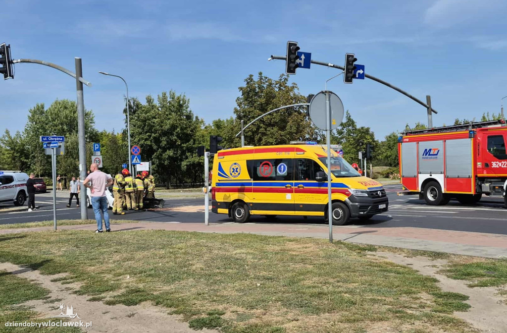 Skrzyżowanie z Okrężną zablokowane