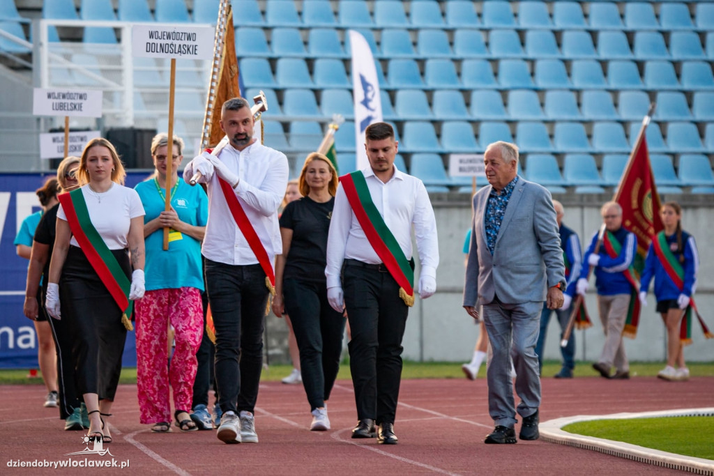 Ceremonia otwarcia Igrzysk i Mistrzostw KZ LZS U16 we Włocławku