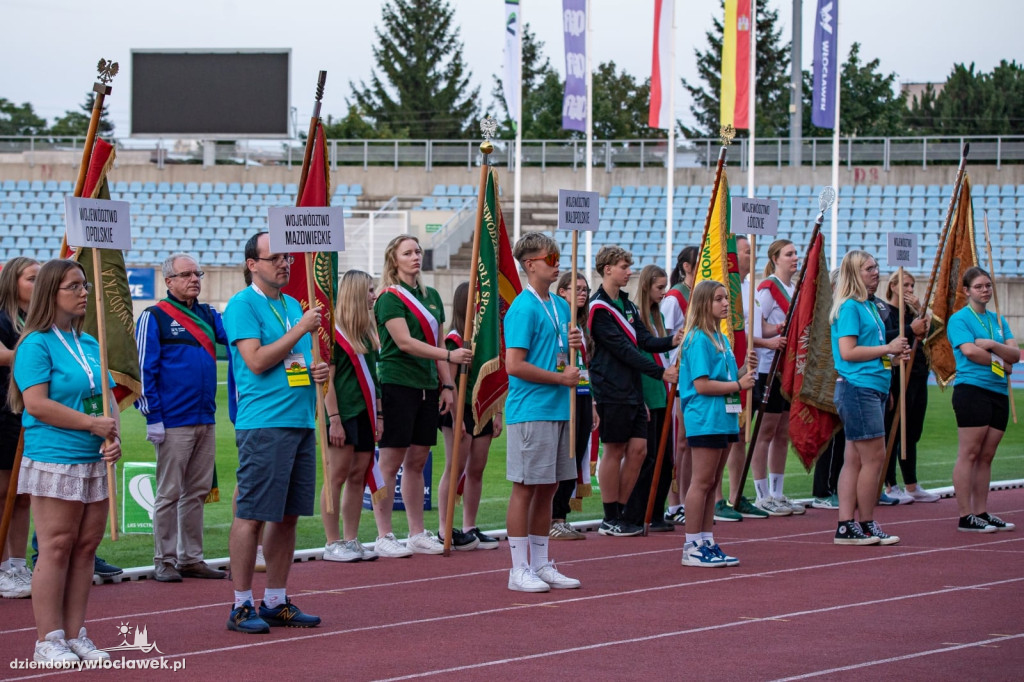 Ceremonia otwarcia Igrzysk i Mistrzostw KZ LZS U16 we Włocławku